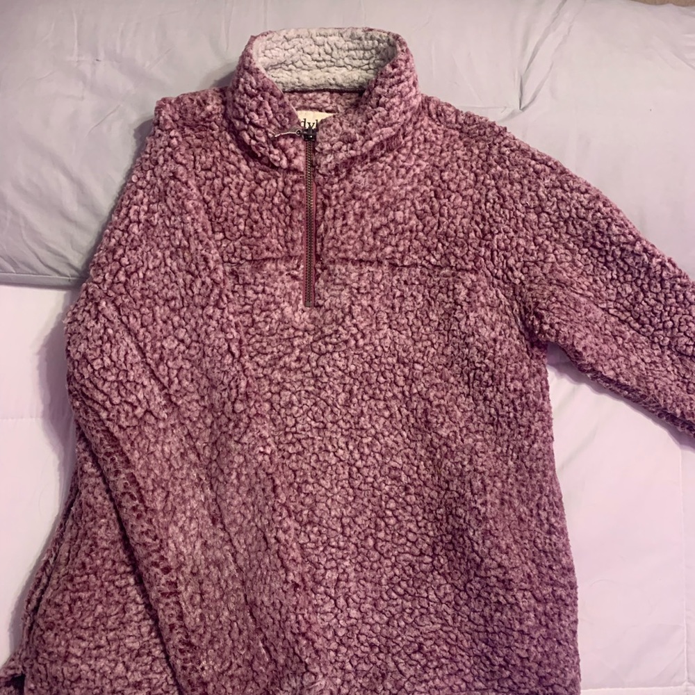 Frost tipped pullover jacket size Large